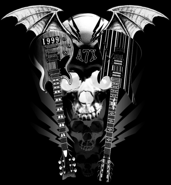 a7x-oversize_guitarskull a7x-oversize_guitarskull